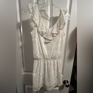Lilly Pulitzer White Lace Romper